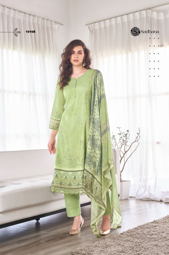 The Secret Garden By Sadhana Muslin Silk Digital Printed Salwar Kameez Wholesale Price In Surat